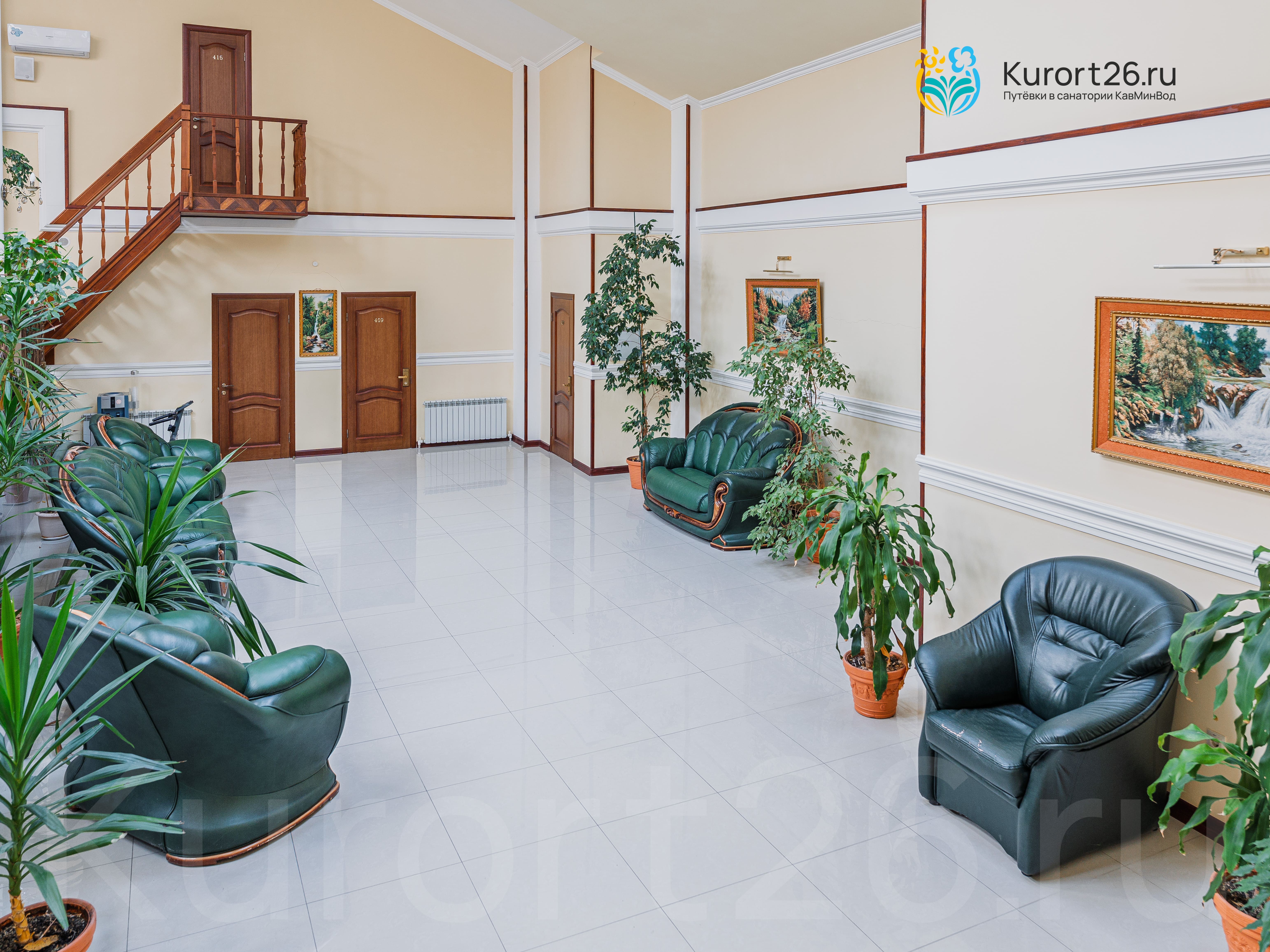 Санаторий «Белая дача» г. Кисловодск. Холл