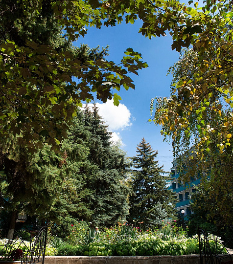  Санаторий «Эльбрус» Железноводск. Территория