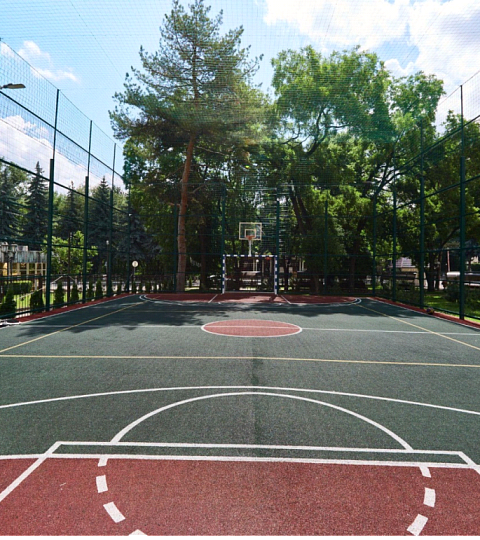   Санаторий «Солнечный» г. Кисловодск. Спортивная площадка