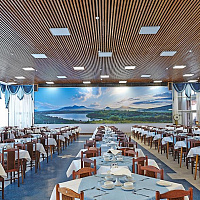  Санаторий «им. М.И. Калинина» Ессентуки, Столовая, общий зал