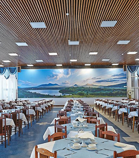  Санаторий «им. М.И. Калинина» Ессентуки, Столовая, общий зал