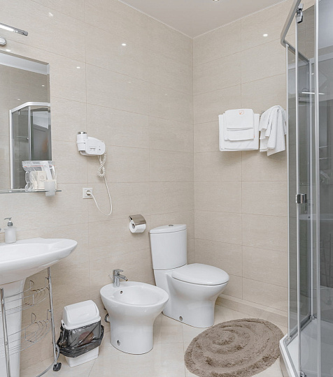  Санаторий Крепость г. Кисловодск, двухместный двухкомнатный Люкс, ванная комната