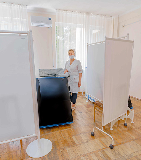  Ессентукская клиника НИИ курортологии, сухие углекислые ванны