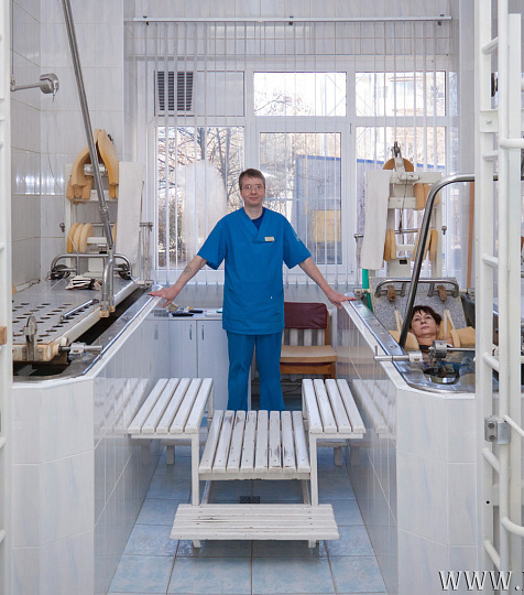  Санаторий "Крепость", Кисловодск. Вытяжение позвоночника