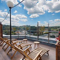  Санаторий «Арника», г. Кисловодск. Зона отдыха на крыше