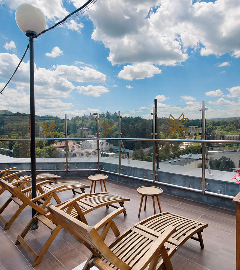  Санаторий «Арника», г. Кисловодск. Зона отдыха на крыше