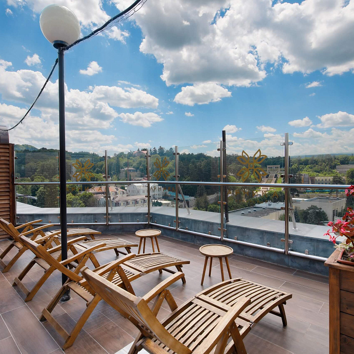  Санаторий «Арника», г. Кисловодск. Зона отдыха на крыше