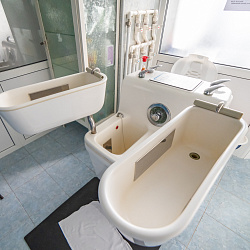  Санаторий «Воронеж» Ессентуки. Ванное отделение, 4-х камерные ванны