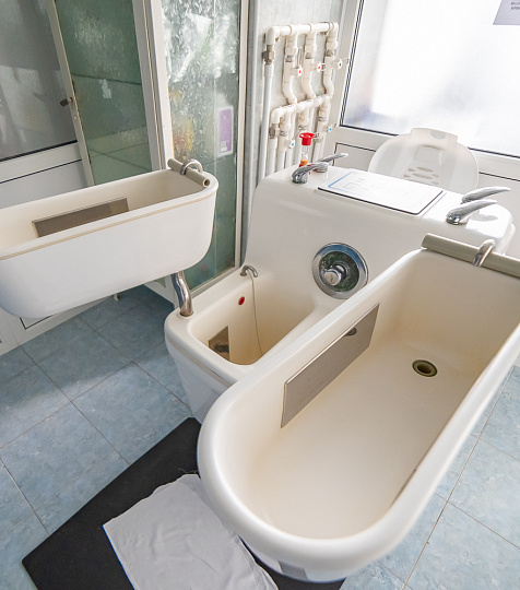  Санаторий «Воронеж» Ессентуки. Ванное отделение, 4-х камерные ванны