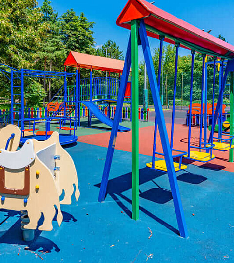  Санаторий «Казахстан» г. Ессентуки. Детская площадка