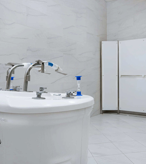  Санаторий «Источник» г. Железноводск. Ванное отделение, душ Шарко