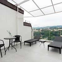  Cанаторий «Вернисаж» г. Кисловодск. Номер Пентхаус, выход на балкон