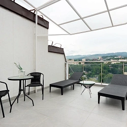  Cанаторий «Вернисаж» г. Кисловодск. Номер Пентхаус, выход на балкон