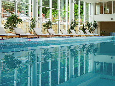 Санаторий «Плаза» г. Кисловодск. Бассейн Санаторий «Плаза» г. Кисловодск. Бассейн