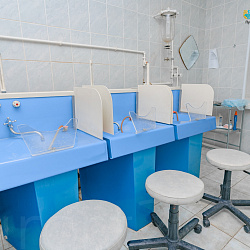  Пансионат с лечением «Геолог Казахстана», Железноводск. Орошение лица минеральной водой