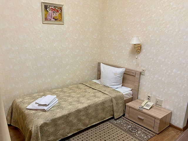 Санаторий «Москва», Ессентуки. 1-местный 1-комнатный Стандарт, Корпус 1