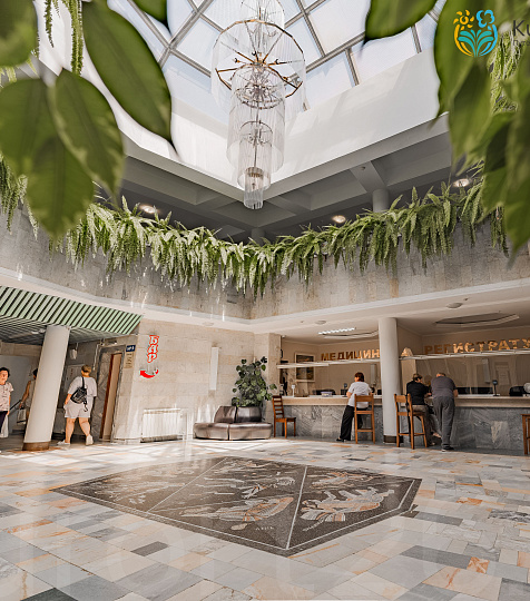  Санаторий «Джинал»  г. Кисловодск. Холл мозаика