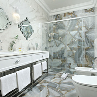 Санаторий «Истокъ» г. Ессентуки, двухместный двухкомнатный номер, ванная комната Санаторий «Истокъ» г. Ессентуки, двухместный двухкомнатный номер, ванная комната