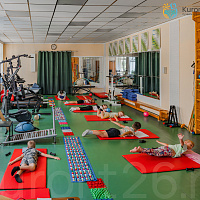 Санаторий «Горячий ключ», Пятигорск. Зал ЛФК Санаторий «Горячий ключ», Пятигорск. Зал ЛФК